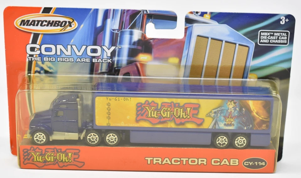 Matchbox Convoy CY114 Tractor Cab Asada blue. Yu-Gi-Oh! Made in China - Image 1 of 1