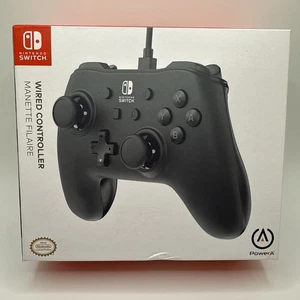 Nintendo Switch Wired Controller - Black (PowerA) New Sealed - Picture 1 of 4