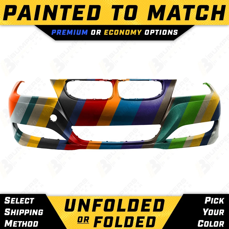 Painted To Match Front Bumper Cover Replacement for 2009-2012 BMW 323i 328i 335i Foto 1 de 4