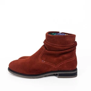 Moshulu Botas al Tobillo Pixie Gamuza Acanaladas Naranja Castaño Rojizo - Reino Unido 5 - Imagen 1 de 16