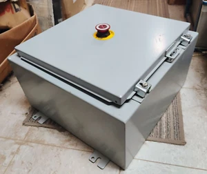 ENCLOSED POWER SUPPLY STATION A161608LP PULS DIMENSION QS10 PUSHBUTTON STOP NEW - Picture 1 of 12