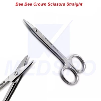 Dental Bee Bee Scissors Straight Crown Wire Cutting Trimming Orthodontic Shears - Image 1 of 4