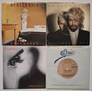 Eurythmics x 4 ~ 7" Vinyl Record LOT Missionary Man Heaven Revival Miracle Love - Picture 1 of 4