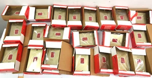 LOTTO LAVORO 22 x Legrand 45Amp DP ON/OFF Interruttore Parete Forno Indicatore di Potenza 146x86mm - Foto 1 di 12