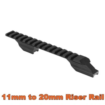 High Riser Scope Mounts 3/8" Dovetail 11mm to 20mm Picatinny/Wea...Rail Adapter - Image 1 of 4