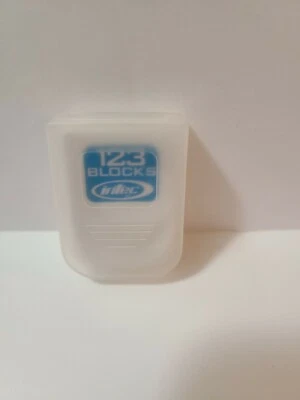 Nintento GameCube Memory Card 123 Blocks Intec White Case And Stickers RaRe - Image 1 of 4