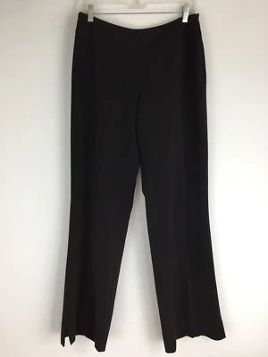 Pantalón de vestir WHBM WHITE HOUSE BLACK MARKET para mujer talla 10 dobladillo con cremallera cintura Foto 1 de 4