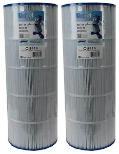 Unicel C-8414 Swimming Pool Replacement Cartridge Filters 150 Sq Ft (2 Pack) - Picture 1 of 8
