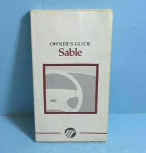 98 1998 Mercury Sable owners manual - Picture 1 of 1