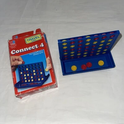 Connect 4 Travel Game- Complete and Original Good Used Condition - Image 1 of 4