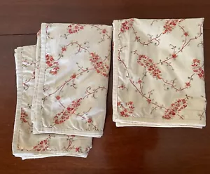 Set of 3 Ralph Lauren Mirabeau Paisley 1 King 2 Standard Pillow Shams Red Floral - Picture 1 of 14