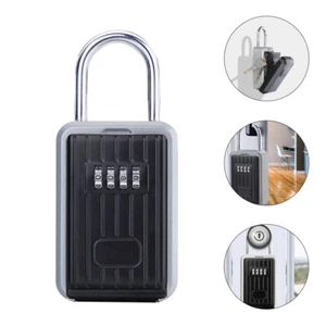 Password Key Box Travel Locking Storage Lockbox for outside Safe - Picture 1 of 10