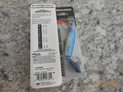 ONE LURE Bomber Jointed Wake Minnow Lures  4-1/2 inch Choose  2 Colors ALLWATER - Image 1 of 2