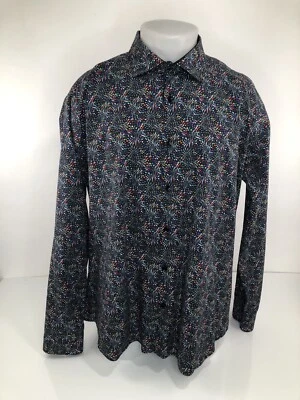 JARED LANG - Abstract Geometric STAINED GLASS Mens XL / 2XL Shirt - Image 1 of 4