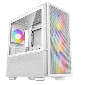 DeepCool CH560 White HighAirflow Mid-Tower Case, Mini-ITX/ Micro-ATX/ ATX/ E-ATX - Picture 1 of 1