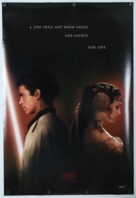 Star Wars Episode II Attack of the Clones original DS movie poster 27x40 Adv 02'