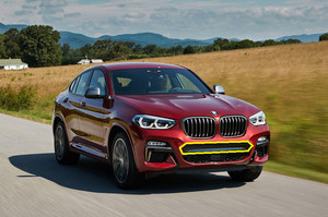 Original bmw x3 f25 m paquete revestimiento uso japone atrás abajo 8048132