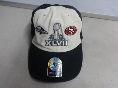 NWT Dead Stock 47 Brand 2013 Superbowl XLVII NFL Men OSFA Ballcap Hat Ravens - Image 1 of 4