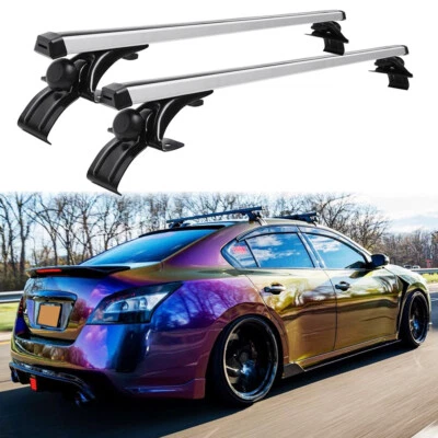 48" Top Roof Rack Cross Bar Luggage Cargo Carrier Rail For Nissan Sentra Sedan Foto 1 de 4