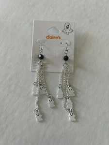 Halloween baumelnde Geist Ohrringe 4" neue Haken super süß! Neue Claire's - Bild 1 von 3