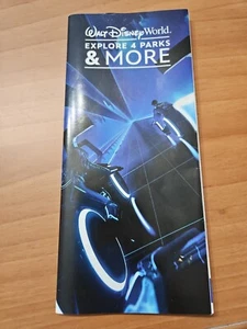 Nuovo Tron 2023 Walt Disney World Esplora tutti e 4 i parchi e altro. Brochure super spessa - Foto 1 di 2