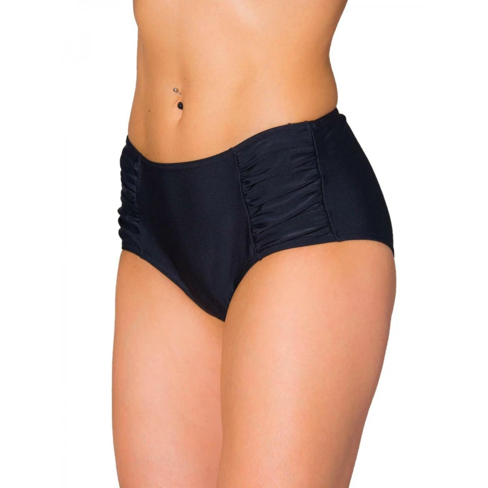 Aquarti Damen Bikinihose Hotpants mit seitlichen Raffungen - Bild 1 von 1