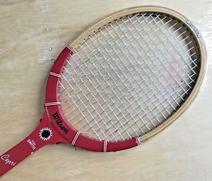 Wilson Stan Smith Capri Strata Bow Vintage Wooden Speed Flex Tennis Racket - Picture 1 of 10