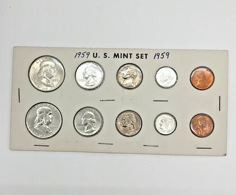1959 US Circulated Mint Set Cover