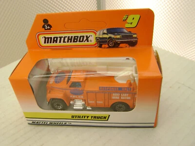 Camión utilitario Matchbox Superfast Orange #9 1997 unidad de respuesta nuevo en caja Foto 1 de 3