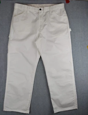 Dickies Painters Pants 40x30 White Carpenter Utility Artist Hammer Loop Mens - Image 1 of 4