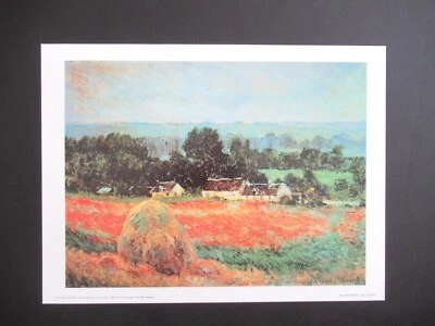 VTG Une Meule Pres de Giverny – Musee de l’ Ermitage -Paper Art Print - France - Image 1 of 4