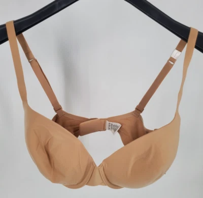 NWT Calvin Klein Sz 32DDD Perfectly Fit Full Coverage T-Shirt Bra F3837, Nude - Image 1 of 4