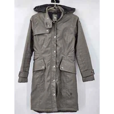 Gabardina Spiewak gris carbón para mujer talla pequeña Foto 1 de 4