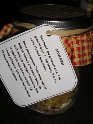 GOULASH mezcla en frasco ingredientes secos Foto 1 de 2