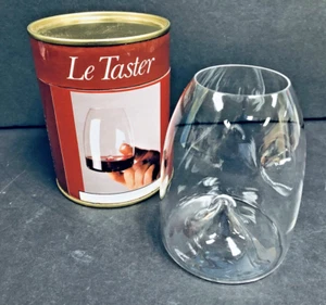 Copa de cata de vinos Le Taster soplada Les Impitoyables Vin Crystal Commeco Francia - Imagen 1 de 10