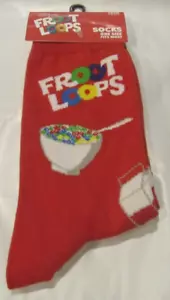 Calcetines Crazy Fruit Loops Hombres Mujeres Calcetines Crew Talla Única Se Adapta a la mayoría 1 Par Nuevos con Etiquetas - Imagen 1 de 4