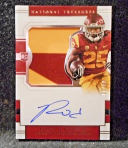 2018 Ronald Jones National Treasures RC AUTO / SWATCH...../99.....Bucs / Chiefs - Picture 1 of 1
