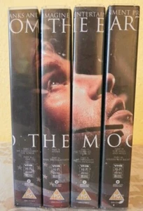 From the Earth to the Moon Parts 3-10 PAL 4 x Pal VHS Video Cassette Tape Set - Picture 1 of 9