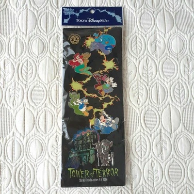 Disney Sea Tower of Terror Pin Colección Mickey Minnie Donald Ariel Genie Siri Foto 1 de 4