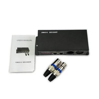 LED RGBW DMX 512 Controller Decoder Dimmer 4 Channel 8A For RGB LED Light C - Image 1 of 4