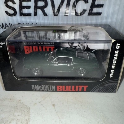 1968 Mustang GT Steve McQueen "Bullitt" 1:43 Novo Na Caixa - Imagem 1 de 4