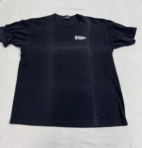 NO FEAR Black Single Stitch T Shirt size XL Faded Fold Stains HE WHO DIES.... - Picture 1 of 11