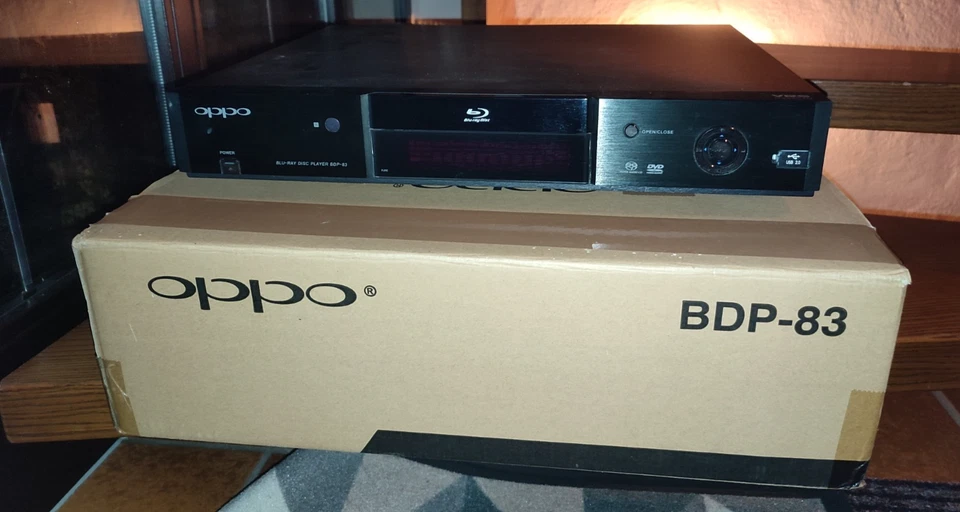 REGIONFREE Multiregion Codefree Oppo BDP-83 Bluray-Player, SACD, DVD-Audio + OVP - Bild 1 von 2