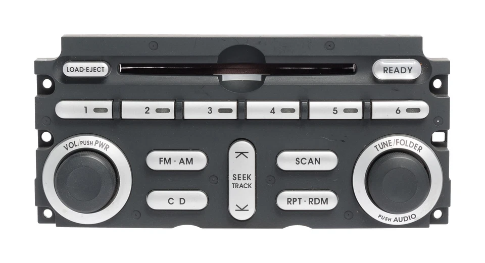 Panel de control de medios de audio y radio Mitsubishi Endeavor 2006-2009 identificación de pieza 8002A130HA Foto 1 de 4
