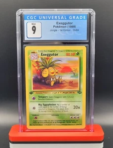 1999 - Exeggutor - 1st Edition Jungle - 35/64, TCG Pokemon Card, CGC 9 - Picture 1 of 2