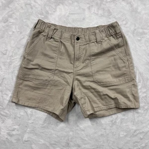 Carhartt Women’s Rugged Relaxed Fit Shorts Size 12 Regular Workwear Khaki - Picture 1 of 7