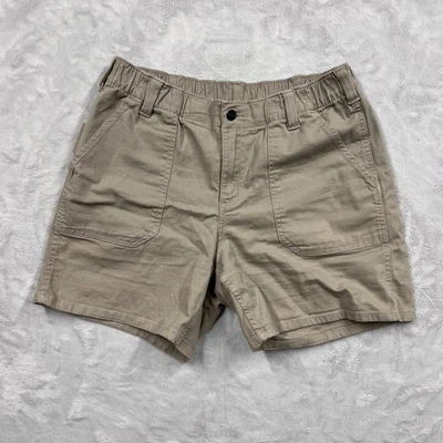 Женские прочные шорты свободного кроя Carhartt размер 12 стандартная рабочая одежда хаки - Изображение 1 из 4
