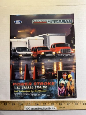 Vintage 2000 Ford Power Stroke Diesel V8 Power Stroke Diesel Engine Brochure - Image 1 of 4
