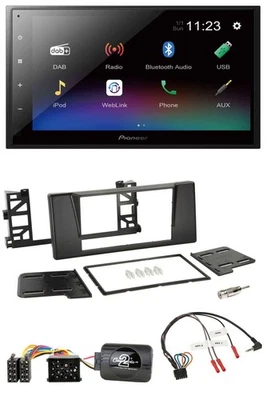 Pioneer USB Bluetooth DAB 2DIN Lenkrad Autoradio für BMW 5er E39 1997-2001 - Bild 1 von 4