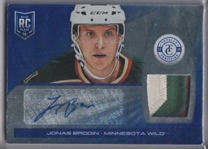 Jonas Brodin 2013-14 Totally Certified Blue Rookie Auto Patch #/25 - Picture 1 of 2